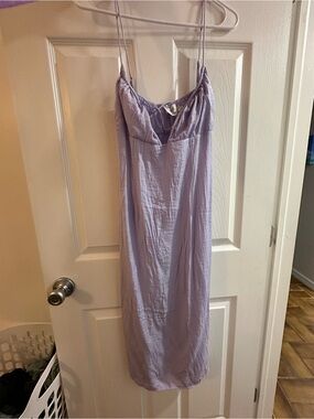 Princess Polly Lavender Slip Dress with Adjustable Spaghetti Straps